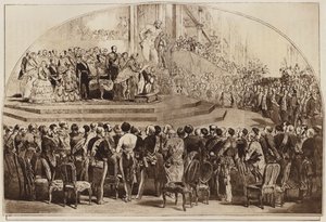 Ouverture du Crystal Palace à Sydenham - English School