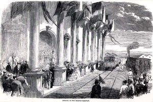 Ouverture du chemin de fer de Madras - English School