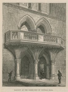 Ouverture des Cours royales de justice : Balcon à l