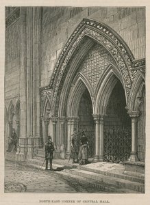 Ouverture des Cours royales de justice : Coin nord-est du hall central - English School