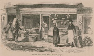 Marché aux oranges à Dukes Place, Londres - English School