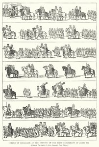 Ordre de la cavalcade à l