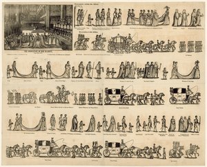 Ordre du couronnement de la reine Victoria - English School
