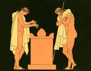 Oreste au tombeau de son père
