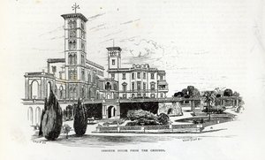 Osborne House depuis les jardins, de 