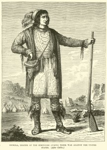 Osceola, chef des Séminoles pendant leur guerre contre les États-Unis - English School