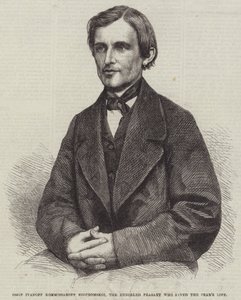Ossip Ivanoff Kommissaroff Kostromskoi, le paysan anobli qui a sauvé la vie du tsar (gravure) - English School
