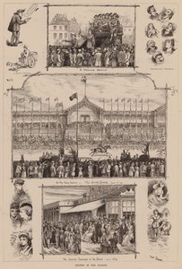 Ostende en saison (gravure) - English School