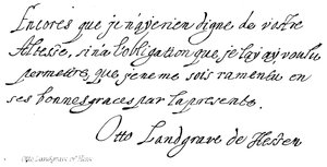 Otto, landgrave de Hesse - English School