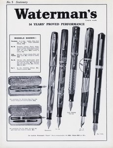 Page du catalogue des magasins Army and Navy - English School