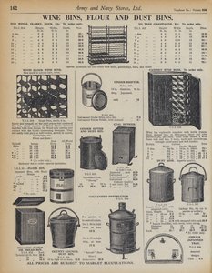 Page du catalogue des magasins Army and Navy - English School