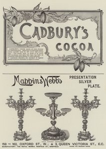 Page de publicités (gravure) - English School