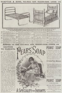 Page de publicités (gravure)