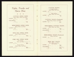 Pages du catalogue des célèbres chaussures de ballet de Milan de Gamba - English School