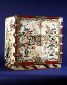 Cabinet peint - English School