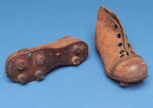 Paire de bottes pour enfant, taille 7, années 1920