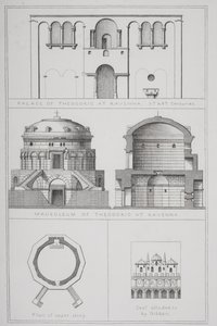 Palais et mausolée de Théodoric (vers 454-526) à Ravenne, de l