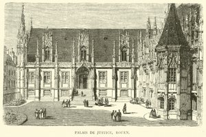 Palais de Justice, Rouen, décembre 1870 - English School