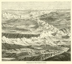Panorama des Andes centrales - English School