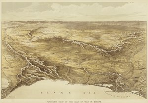 Vue panoramique du théâtre de la guerre en Europe