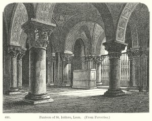 Panteon de Saint Isidore, Léon (gravure) - English School