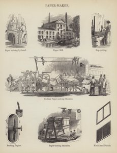 Papier (gravure) - English School