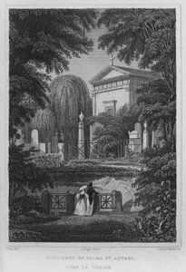 Paris, monument de Talma et autres, Père Lachaise - English School