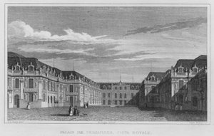 Paris, Palais de Versailles, Cour Royale - English School