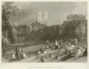 Parc, vue près du palais de Buckingham - English School