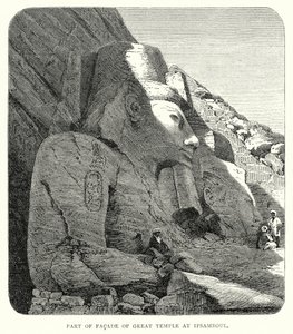 Partie de la façade du Grand Temple d