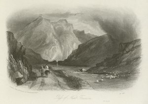 Passage de Nant Ffrancon, Nord du Pays de Galles - English School