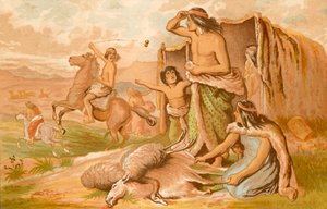 Patagoniens - Départ pour la chasse au Guanco - English School