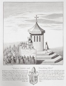 Pauls Cross et prédication là-bas, 1809