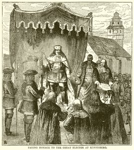 Rendre hommage au Grand Électeur à Königsberg - English School