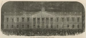 Illuminations de paix à East India House - English School