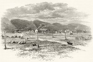 Peake Overland Telegraph Station, Australie-Méridionale, vers 1880, de 