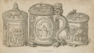 Peg Tankards - English School