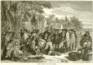 Traité de Penn avec les Indiens - English School