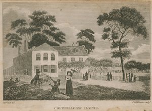 Personnes dans les jardins de Copenhagen House - English School