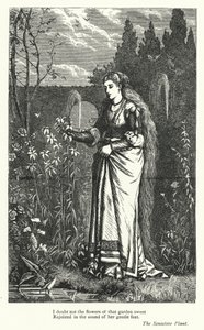 Percy Bysshe Shelley : Illustration pour The Sensitive Plant (gravure) - English School