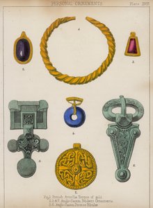 Ornements personnels (lithographie en couleur) - English School
