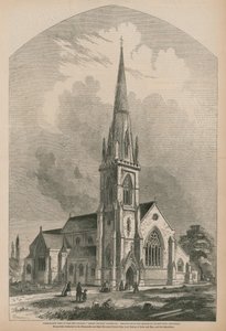 Vue en perspective de Christ Church - English School