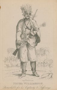 Peter Williamson, remarquable pour sa captivité et ses souffrances - English School