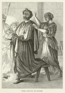 Pierre reniant son maître - English School