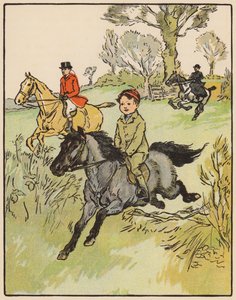 Peter a un galop glorieux (lithographie couleur) - English School