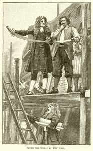 Pierre le Grand à Deptford - English School