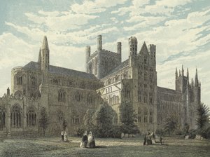 Cathédrale de Peterborough, vue nord-est - English School