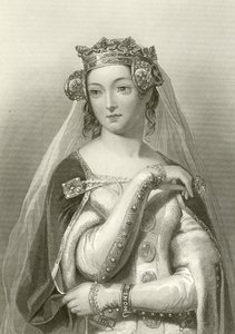 Philippa de Hainaut, épouse du roi Édouard III - English School