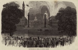 Modèle de Venise en image, aux jardins de Vauxhall - English School