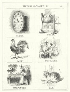 Alphabet Illustré, C - English School
